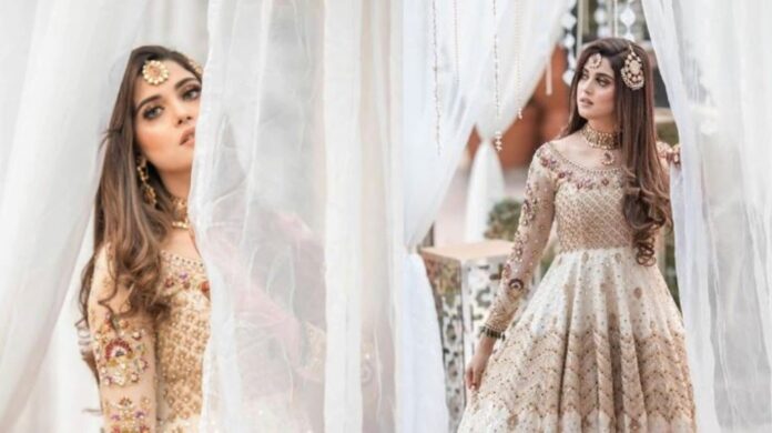 Tik Toker Kanwal Aftab did a bridal photoshoot