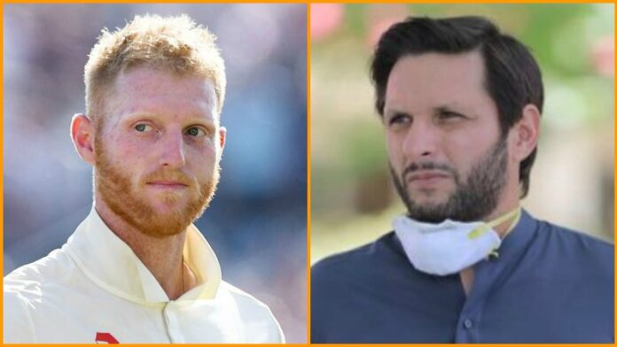 Shahid Afridi and Ben Stokes