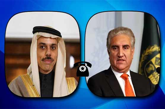 Shah Mehmood Qureshi and Saudi Counterpart, discussed mutual interests, corona virus situation
