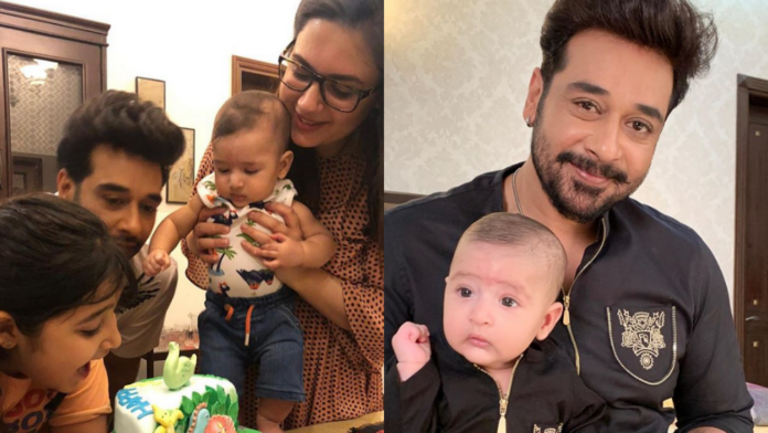 Faisal Qureshi celebrates his 6-month-old son's birthday