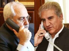 Iran’s Foreign Minister Telephones Shah Mehmood Qureshi FM qureshi and Iranian Foreign Minister
