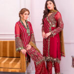 Flossie Embroidered Chiffon Collection 2020 Flossie Dresses 2020