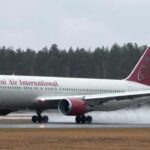 Omni Air International carrying 375 US Nationals Departs from Karachi Airport Omni Air International