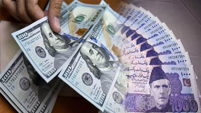 US Dollar and Pakistani Rupees