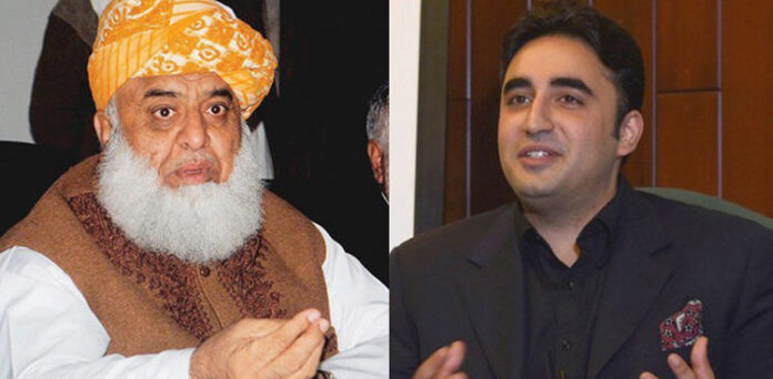 Fazal ur Rahman & Bilawal Bhutto Fazal ur Rahman & Bilawal Bhutto
