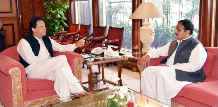 Cm Punjab with Imran Khan