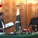 Shibli Faraz Takes Oath as Federal Minister for Information Senator Shibli Faraz