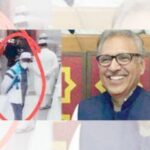 President Arif Alvi, Wearing a hat and a mask, arrived to buy Ras Malai, No one recognized him President Arif Alvi, Wearing a hat and a mask, arrived to buy Ras Malai, No one recognized him