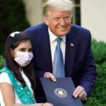 Pakistani American Girl Scout Honored by US President Trump Pakistani American Girl Scout Honored by US President Trump