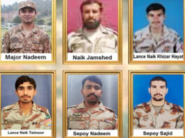 Six FC Soldiers Martyred in IED Blast Near Iran Border Six FC Soldiers Martyred