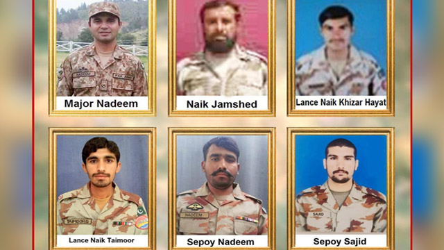 Six FC Soldiers Martyred