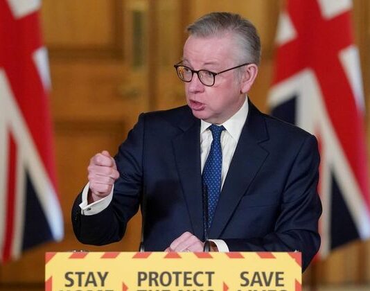 England to Trial New Coronavirus Tracing System Minister Michael Gove
