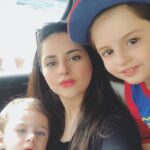 Fatima Effendi Latest Pictures With Her Cute Sons Mahbir And Almir Fatima Effendi Latest Pictures
