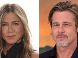 Love between Jennifer Aniston and Brad Pitt while Jennifer is still wearing the ring Love between Jennifer Aniston and Brad Pitt while Jennifer is still wearing the ring