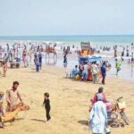 Govt Bans on Swimming, Bathing in Sea on Eid Sea View Karachi