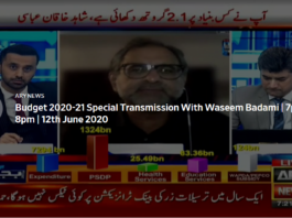 ARY News Budget Special Transmission 12th June 2020 ARY News Budget Special Transmission 12th June 2020