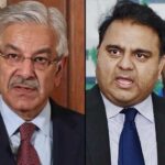 Khawaja Asif and Fawad Chaudhry exchange harsh words in the National Assembly Khawaja Asif and Fawad Chaudhry exchange harsh words in the National Assembly