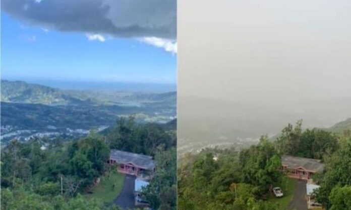 The Dust from the Great Desert Began to Spread Over the Caribbean