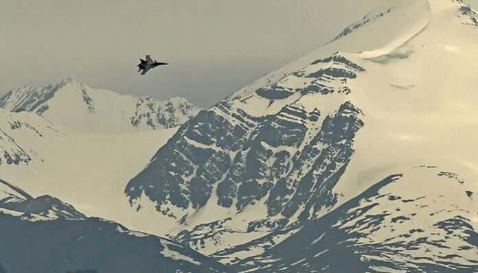 Demonstration of India's Power Through Warplanes in the Gulwan Valley