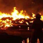 Four workers were killed in a fire at an oil refinery in Faisalabad Fire at Oil Refinery in Faisalabad