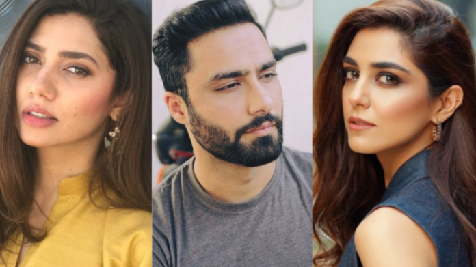 Mahira Khan, Ahmad Ali Akbar & Maya Ali