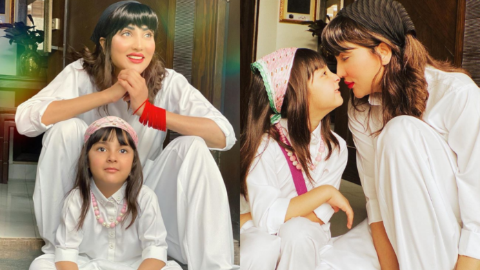 Fiza Ali and her daughter look fierce in Shalwar Kameez