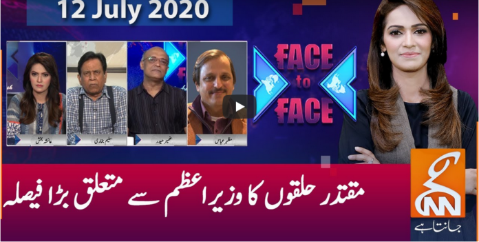 Face to Face 12th July 2020