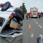 Four injured after being hit by van in Shahkot, Punjab Four injured after being hit by van in Shahkot, Punjab