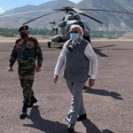 Modi Reached Ladakh Modi Reached Ladakh