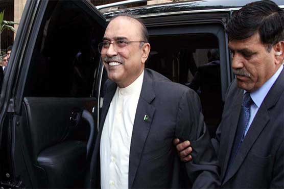 Zardari challenged the indictment against him in the Thatta water supply reference