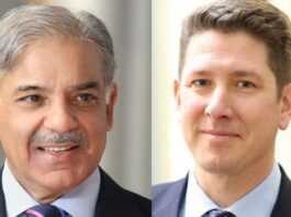 Video meeting held between Shahbaz Sharif and the British High Commissioner to Pakistan Video meeting held between Shahbaz Sharif and the British High Commissioner to Pakistan