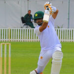 Pakistani cricketers take part in the intra-squad practice fixture Pakistani cricketers take part in the intra-squad practice fixture