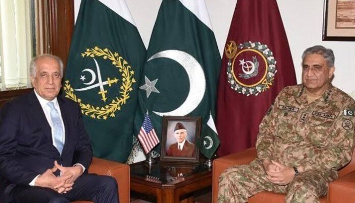 The US envoy thanks Pakistan for efforts in the Afghan peace process