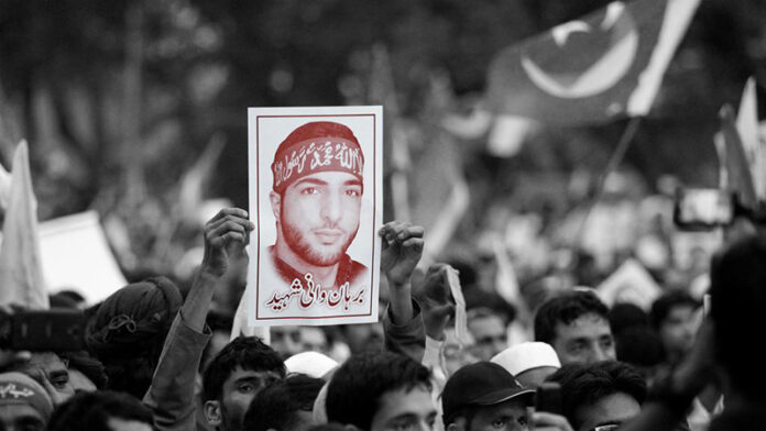 Burhan Wani on the fourth anniversary mourned in Kashmir