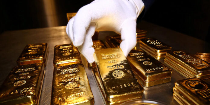 Gold price touched the highest level in the history of country