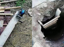 The mother dug a tunnel to get her convicted son released from jail The mother dug a tunnel to get her convicted son released from jail