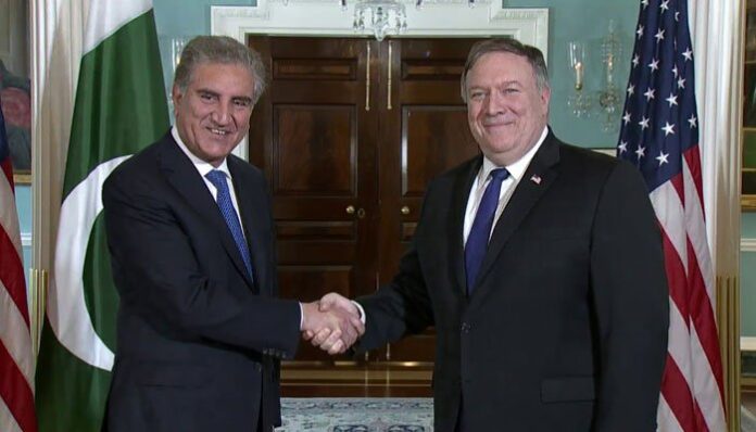 Qureshi told Pompeo that Pakistan to work with the United States as a partner for peace