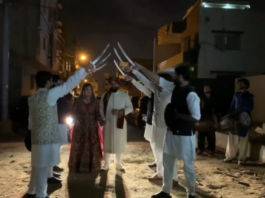 The Pakistani couple received an ‘Ertughal’ inspired welcome at their wedding The Pakistani couple received an 'Ertughal' inspired welcome at their wedding