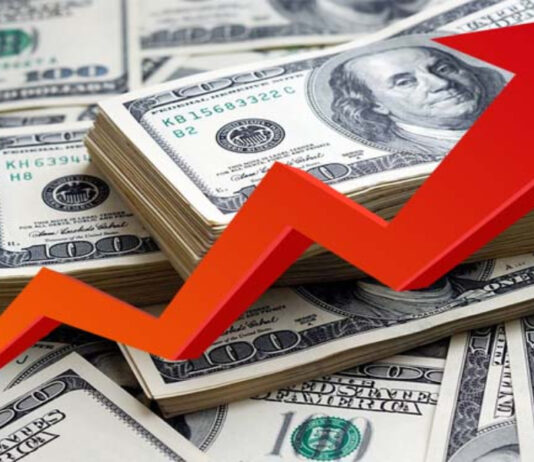 Dollar reached at an all-time high against the rupee. Dollar reached at an all-time high against the rupee.