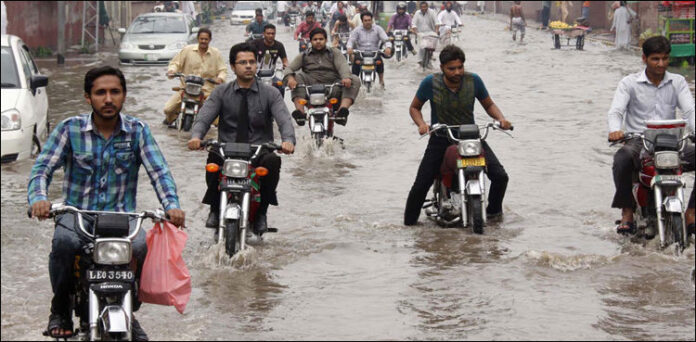 Heavy rains in Lahore and adjoining areas