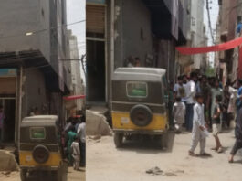 Karachi, unidentified persons threw a newborn baby from the second floor Karachi, unidentified persons threw a newborn baby from the second floor