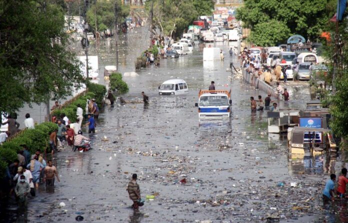 Flood in Karachi