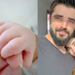 Hamza Ali Abbasi Gave The First Glimpse of His Beloved Son Hamza Ali Abbasi & Naimal Khan