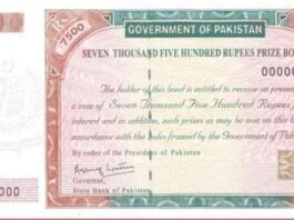 7500 Rs. Prize Bond List Result Draw No. 83 3 August 2020 Faisalabad 7500 Prize Bond