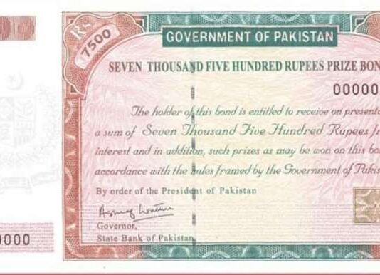 7500 Rs. Prize Bond List Result Draw No. 83 3 August 2020 Faisalabad 7500 Prize Bond