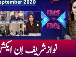 Face to Face 20th September 2020 Face to Face 20th September 2020