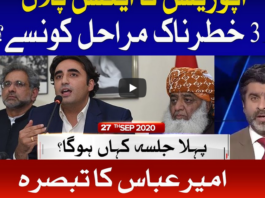 Tabdeeli with Ameer Abbas 27th September 2020 Tabdeeli with Ameer Abbas 27th September 2020