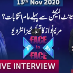 Face to Face 13th November 2020 Face to Face 13th November 2020