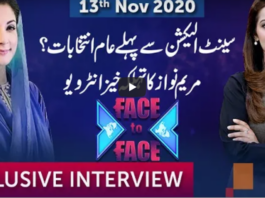 Face to Face 13th November 2020 Face to Face 13th November 2020