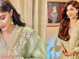 Mawra Hocane appeared in a beautiful oriental dress Mawra Hocane appeared in a beautiful oriental dress